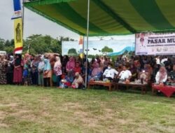 Bupati Way Kanan Buka Pasar Murah di Pakuan Ratu
