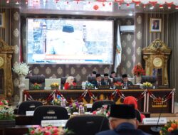 Pemkab Way Kanan Ikuti Rapat Paripurna Istimewa Mendengarkan Pidato Kenegaraan Presiden Republik Indonesia