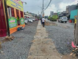 Pembangunan Drainase Pasar Unit II Tuba Diduga Mar’up